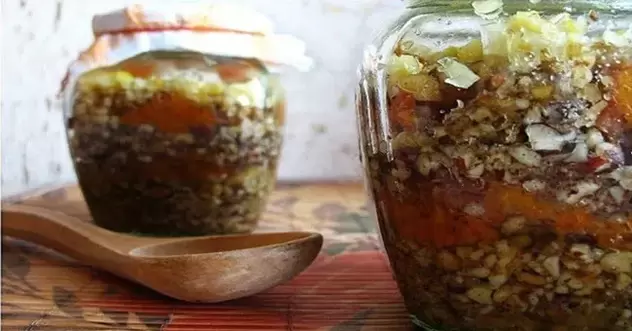 pähklisegu meega potentsi tugevdamiseks